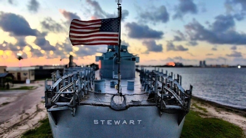 Weekend getaway to Galveston - Memorial Day Ceremony at Galveston Naval Museum