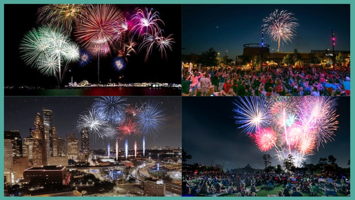 Where to watch fireworks in Houston