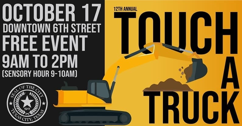Things To Do This Fall in Houston - Touch A Truck Event NL Banner